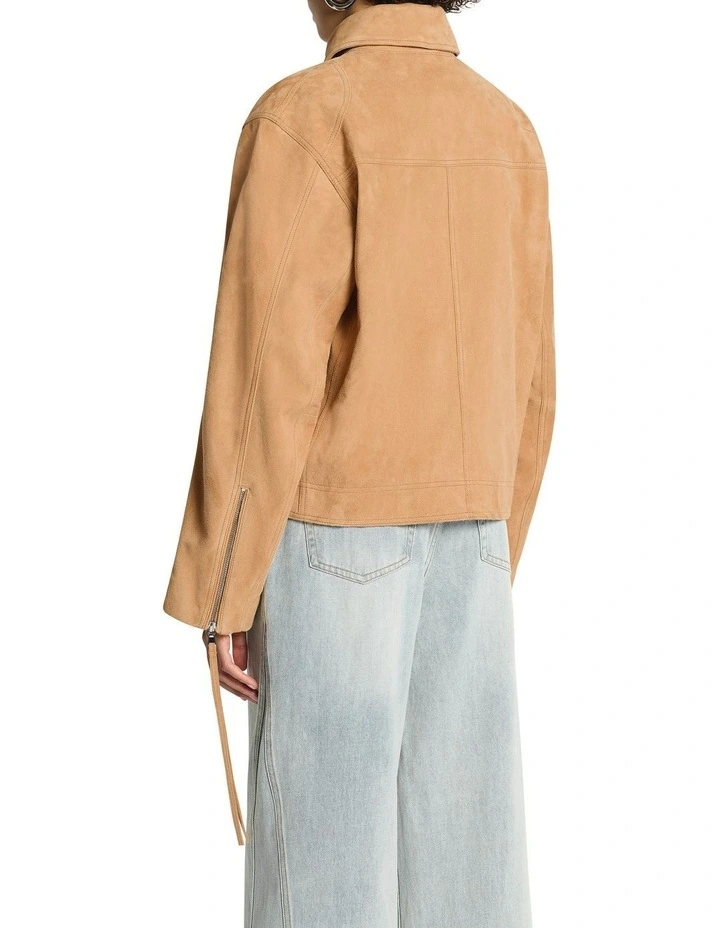 Daybreak Suede Jacket in Tobacco image 2