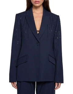 Argent Blazer in Navy