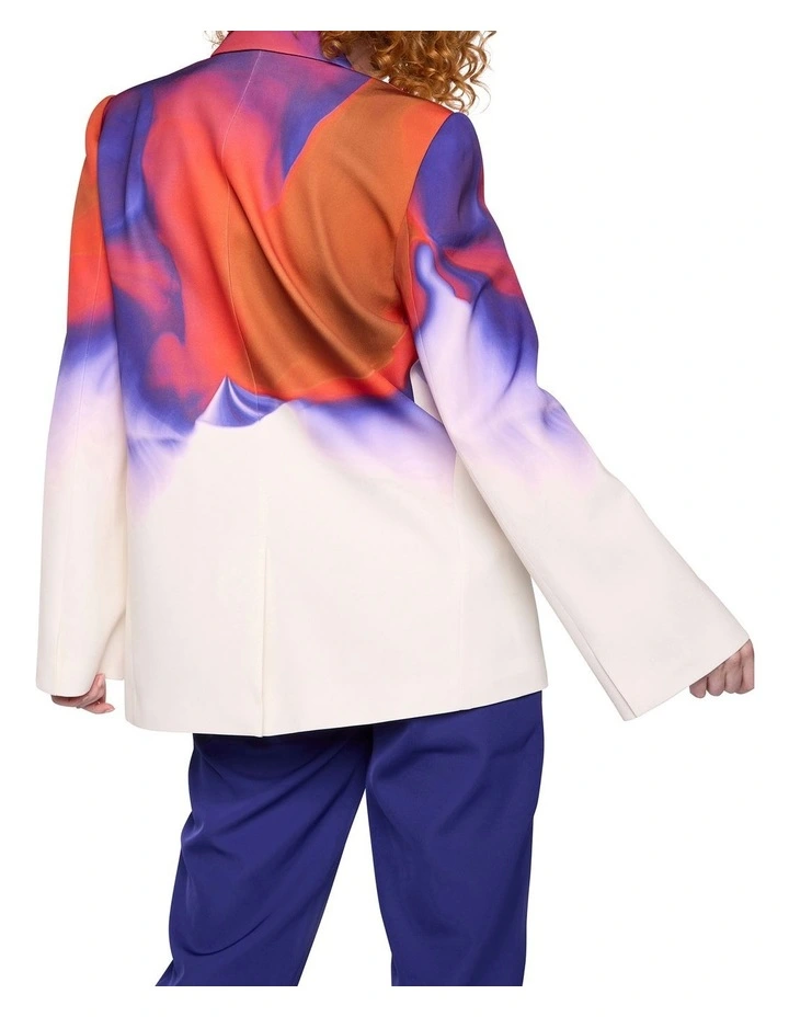 In Stereo Blazer in Print image 4