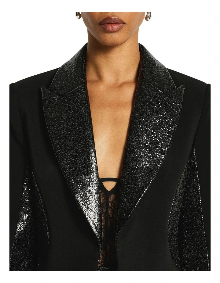 After Party Blazer in Black image 5