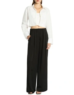 Romee Cropped Shirt in White