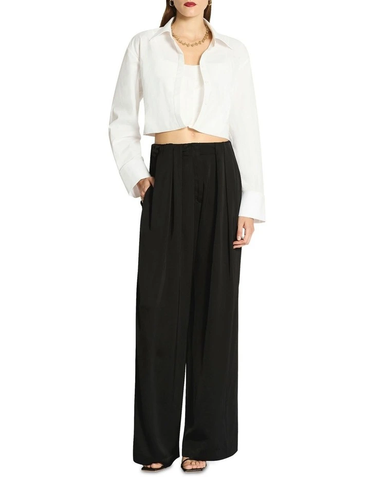 Romee Cropped Shirt in White image 1