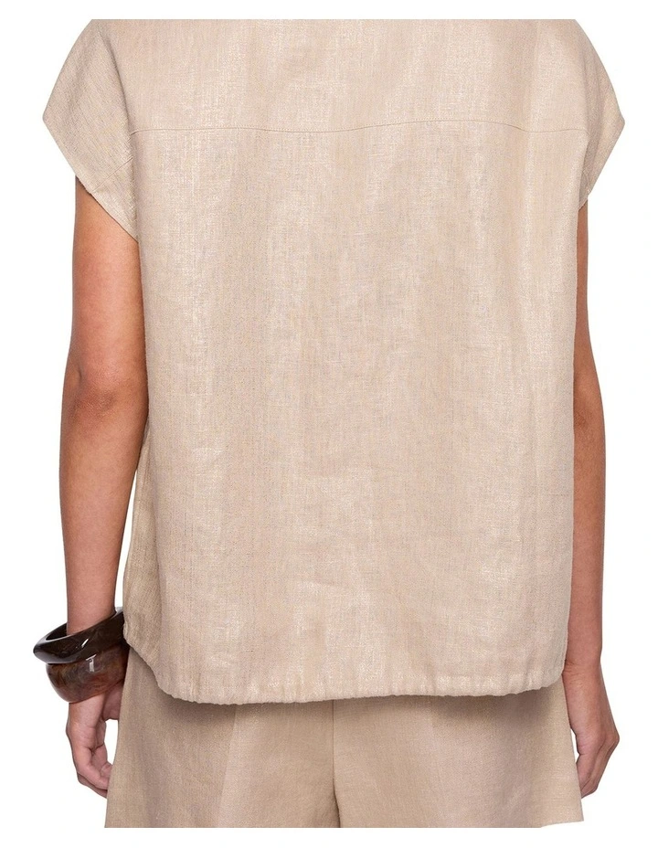 Rain Or Shine Shirt in Gilver Foil image 3