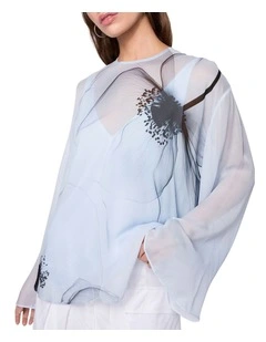 Blueprint Top in Print