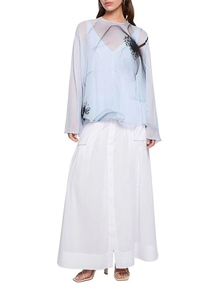 Blueprint Top in Print image 2