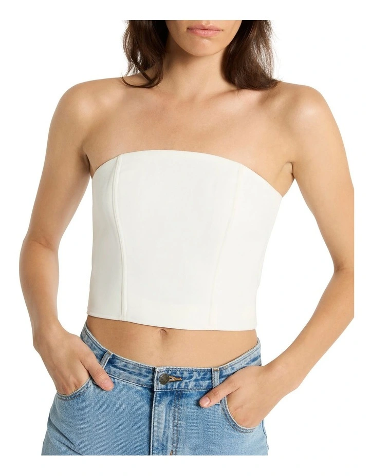 Secret Keeper Corset Top in Cream image 1