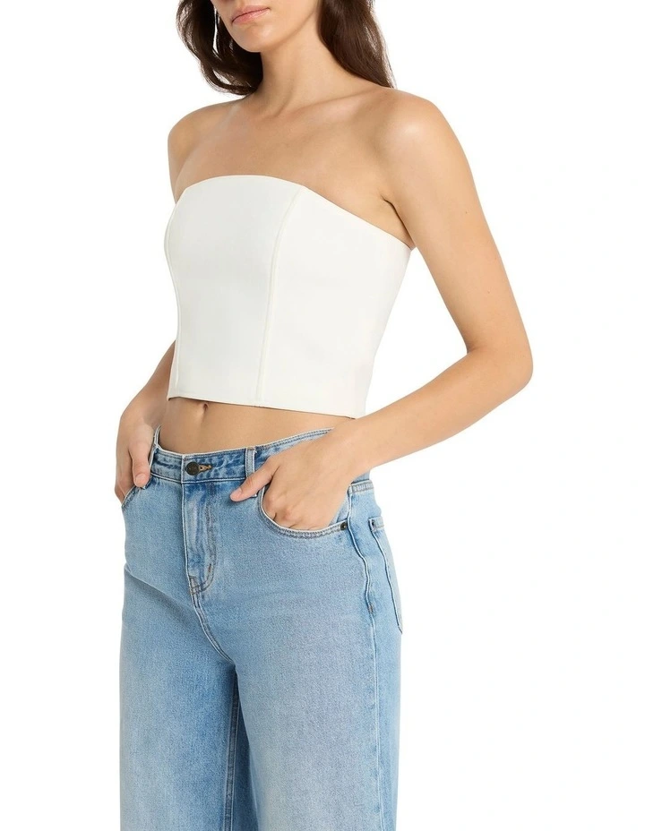 Secret Keeper Corset Top in Cream image 5