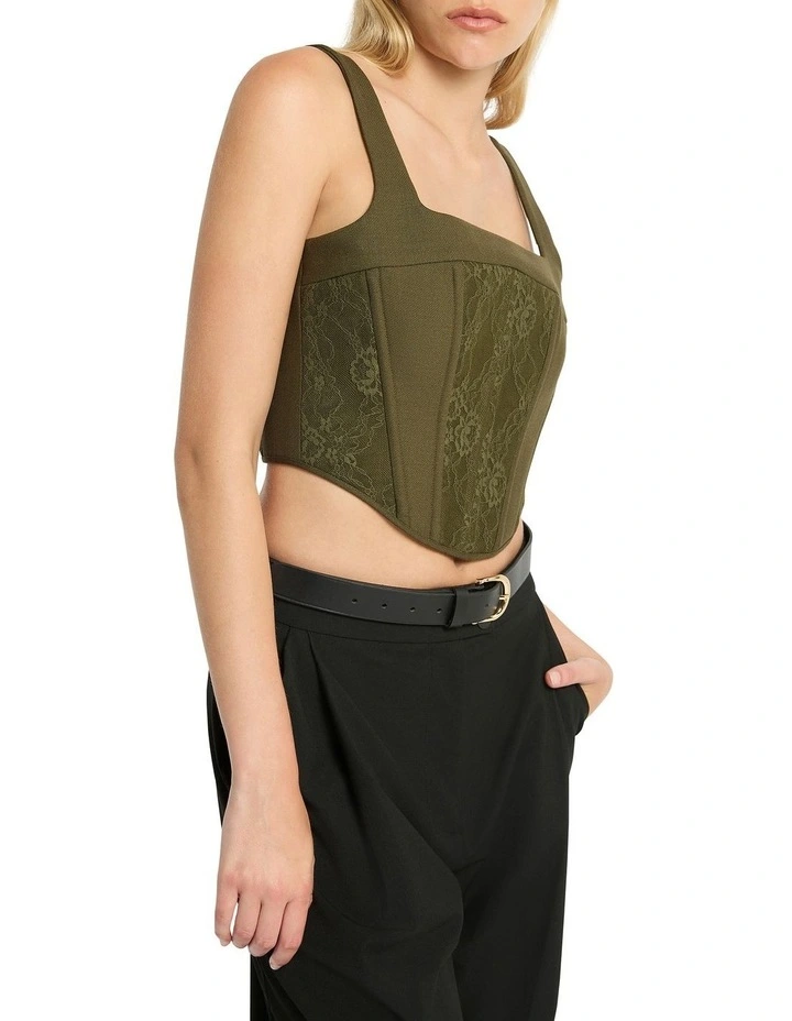 Mother Of Desire Bustier in Green image 5