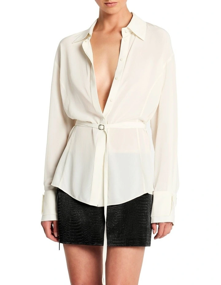 Casia Shirt in Cream image 3