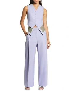 Paloma Vest in Ice Lilac