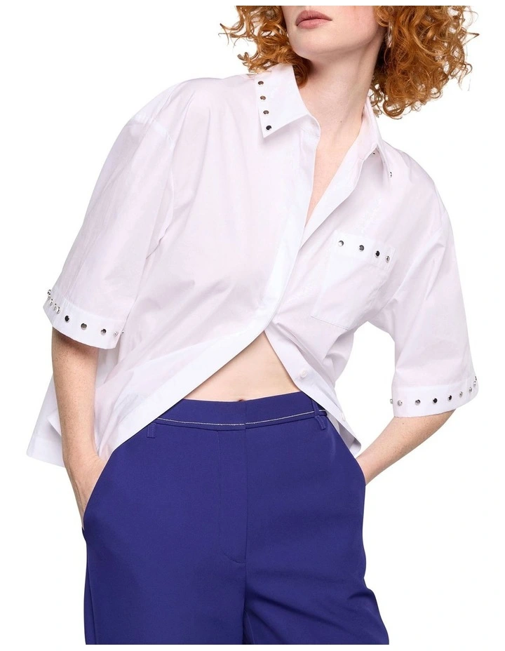 Kali Short Shirt in White image 1