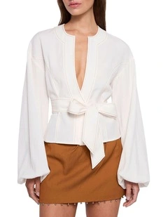 Next Day Top in Pearl