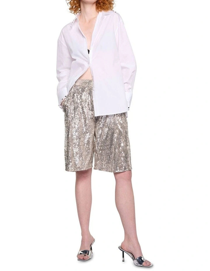 Kali Long Shirt in White image 2