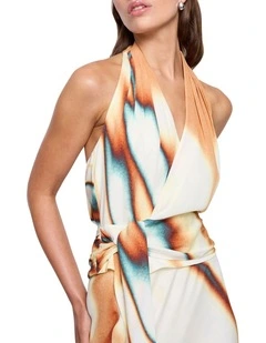 Firemaker Halter Top in Print