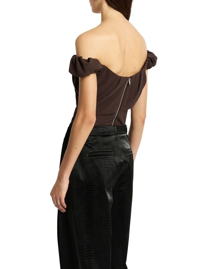 Pyrolized Top in Chocolate image 5