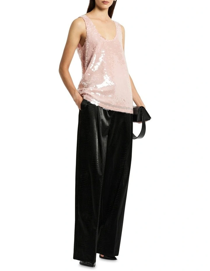 La Superba Tank in Pink image 1