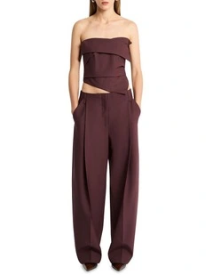 Hindsight Bodice in Merlot