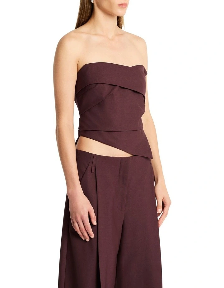 Hindsight Bodice in Merlot image 2