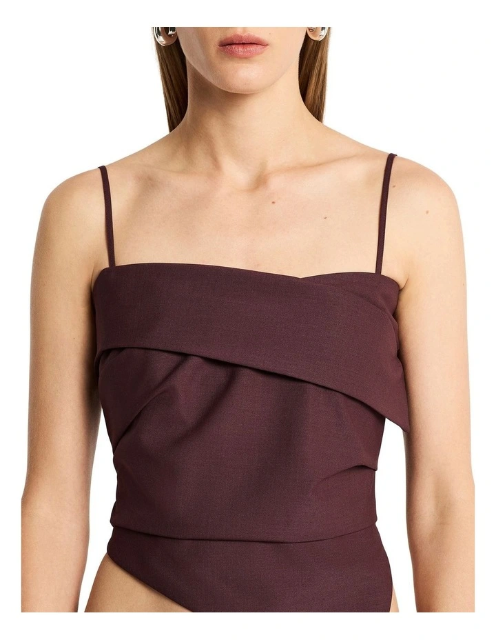 Hindsight Bodice in Merlot image 3
