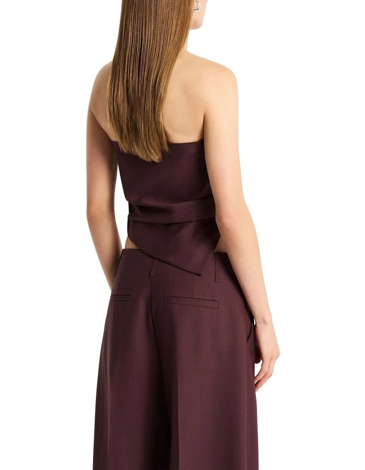 Hindsight Bodice in Merlot image 5