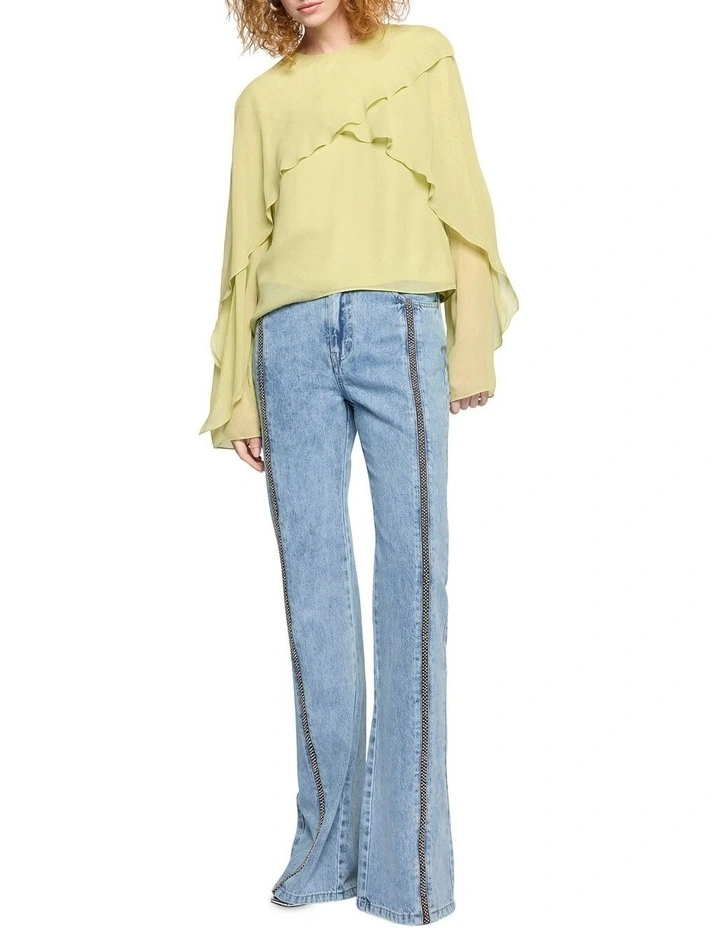 Mara Top in Pistachio image 2