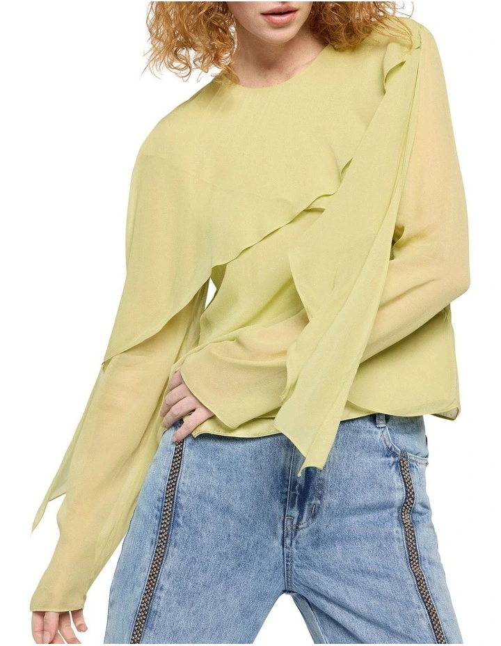Mara Top in Pistachio image 3