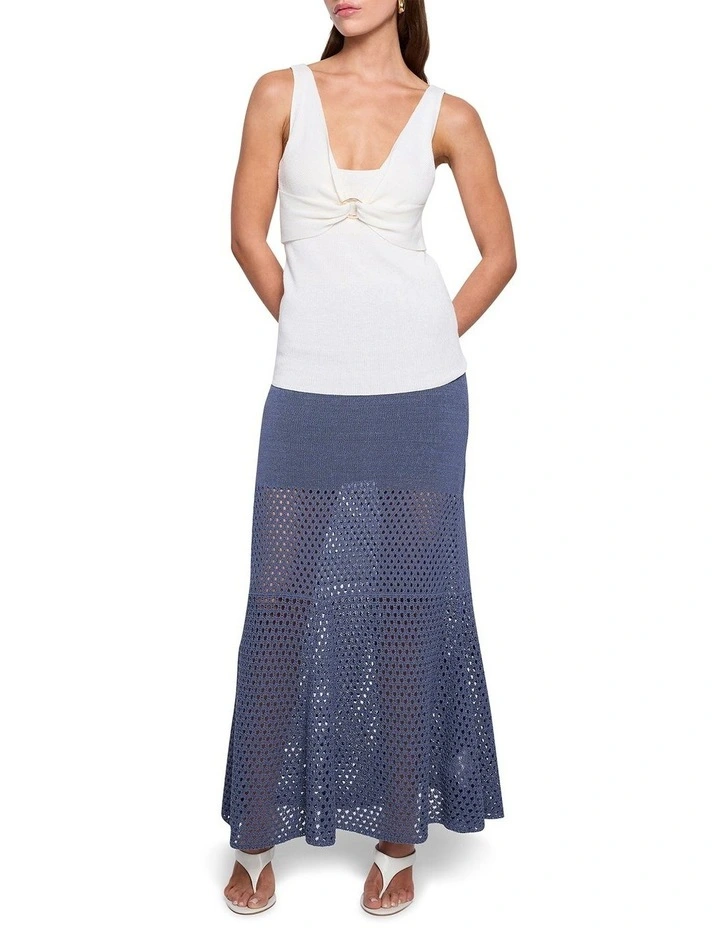 Levante Knit Cami in Ivory image 2