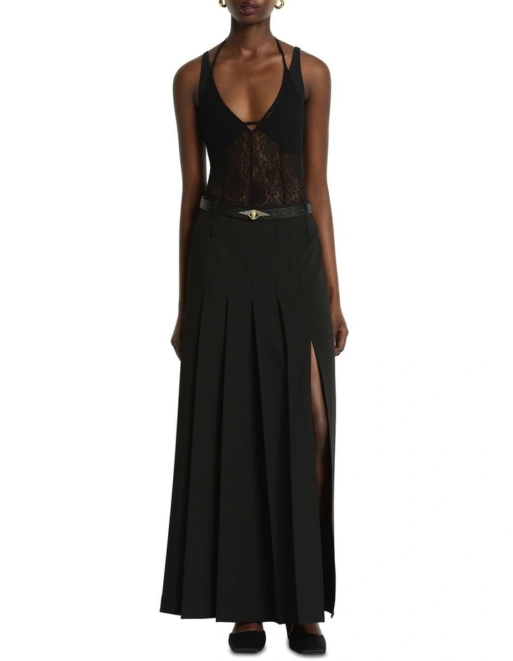 Amuse Lace Bodysuit in Black image 1