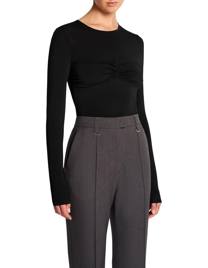 La Dama Top in Carbon Grey image 3