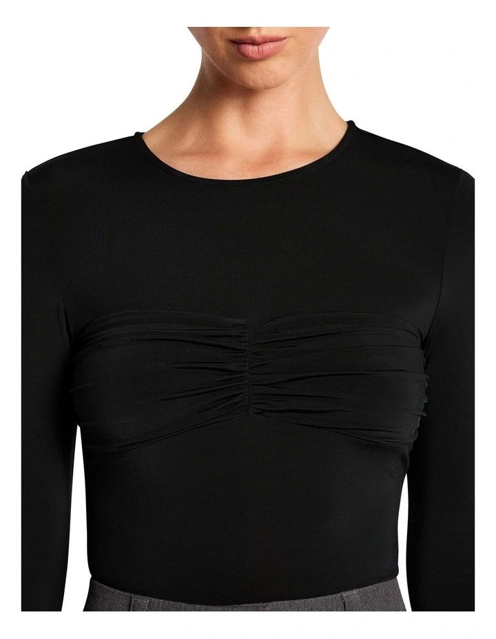 La Dama Top in Carbon Grey image 4