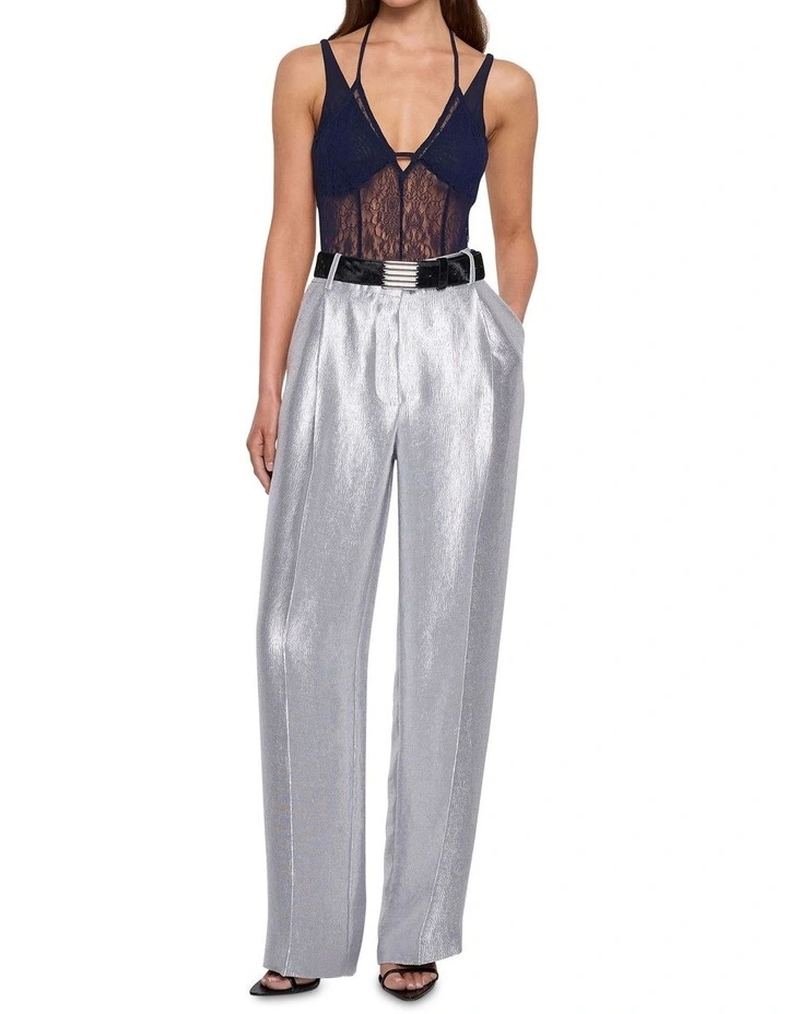 Amuse Lace Bodysuit in Navy image 2