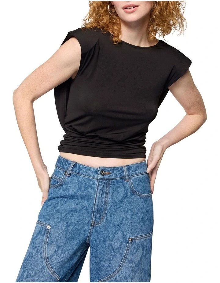 Sweet World Top in Black image 1