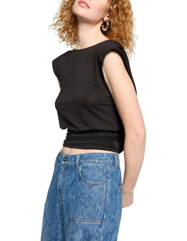 Sweet World Top in Black image 3