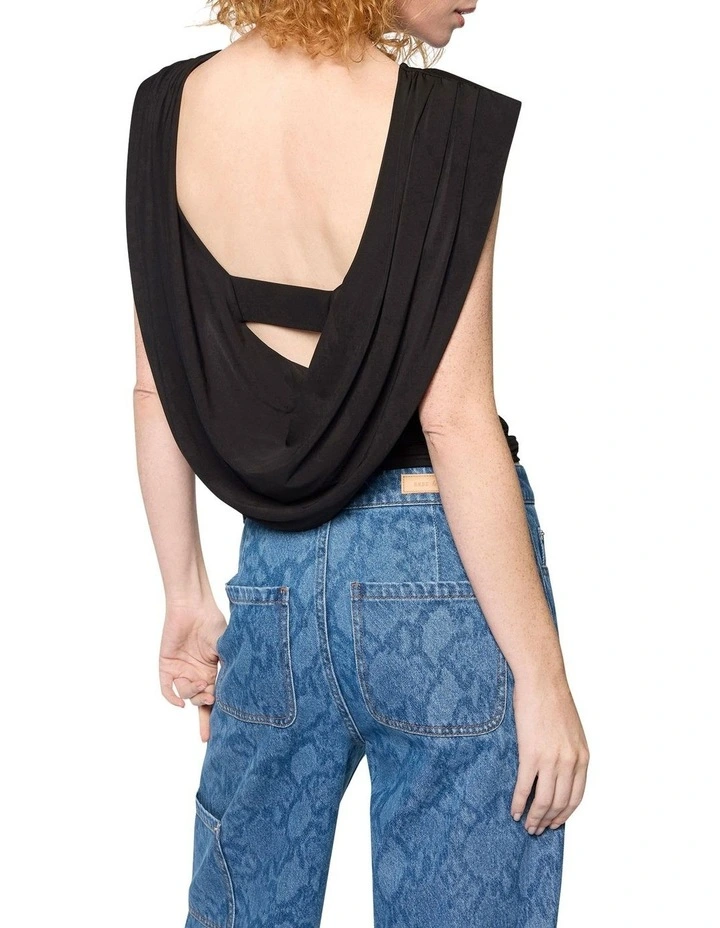 Sweet World Top in Black image 4