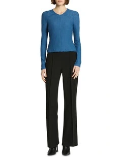 Atto Long Sleeve Top in Blue