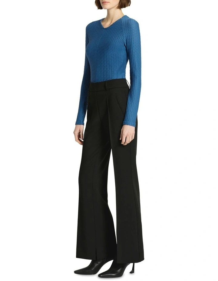 Atto Long Sleeve Top in Blue image 3