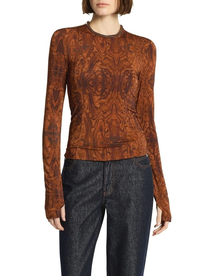 Veneera Top in Print image 1