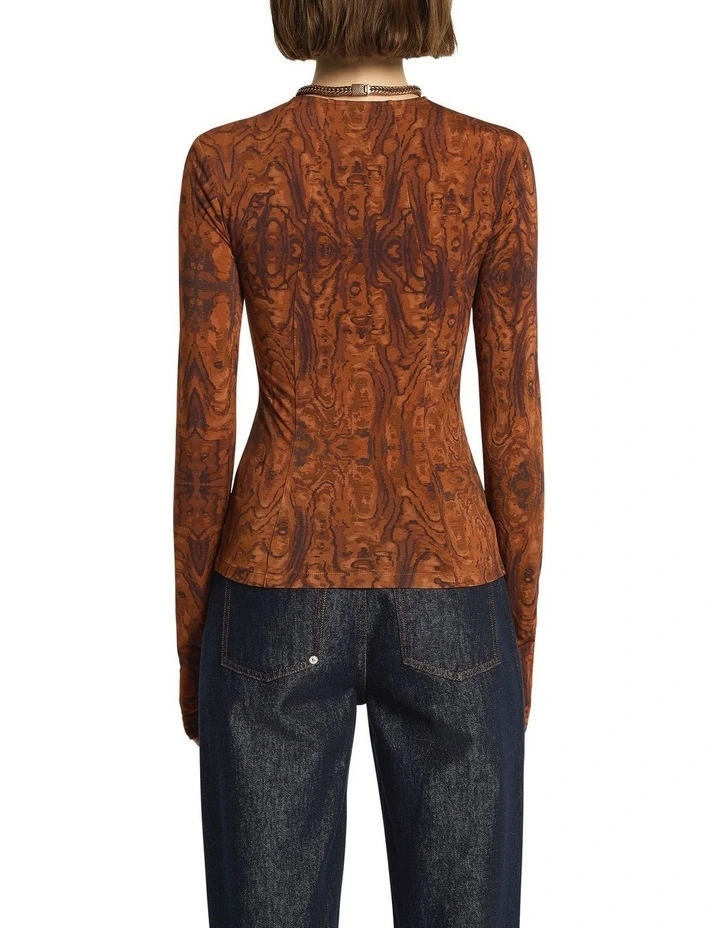 Veneera Top in Print image 2