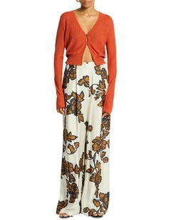 Amber Sands Knit Cardigan in Apricot