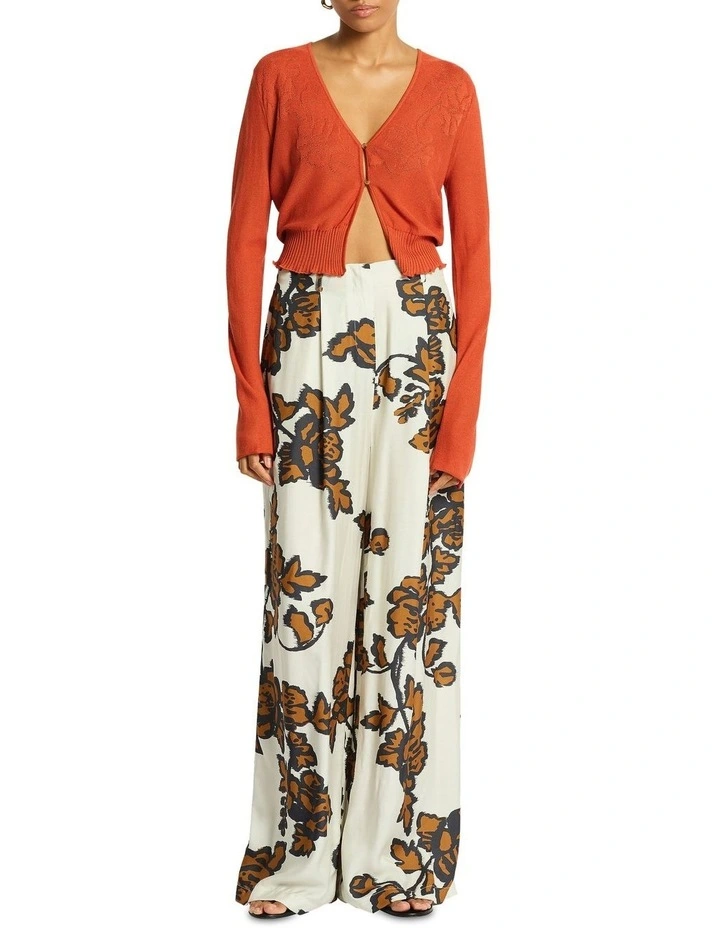 Amber Sands Knit Cardigan in Apricot image 1