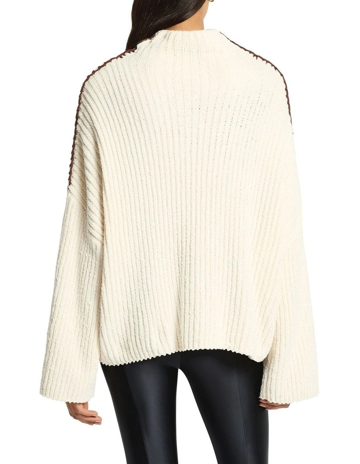 Alaska Knit Jumper in Full Cream image 2
