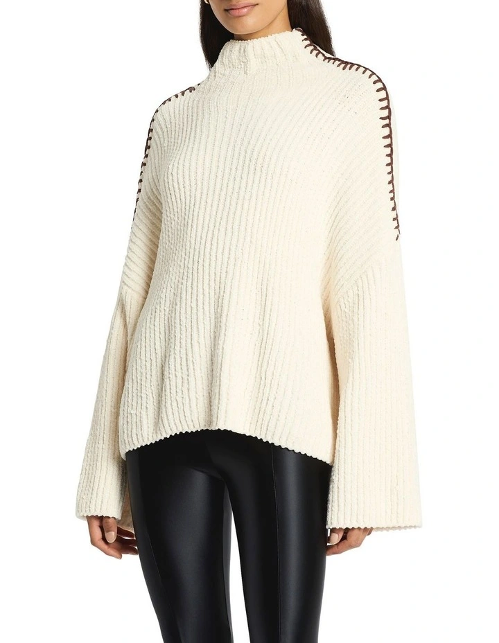 Alaska Knit Jumper in Full Cream image 4