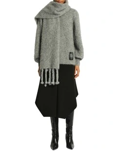 Secret Knit Jumper in Charcoal