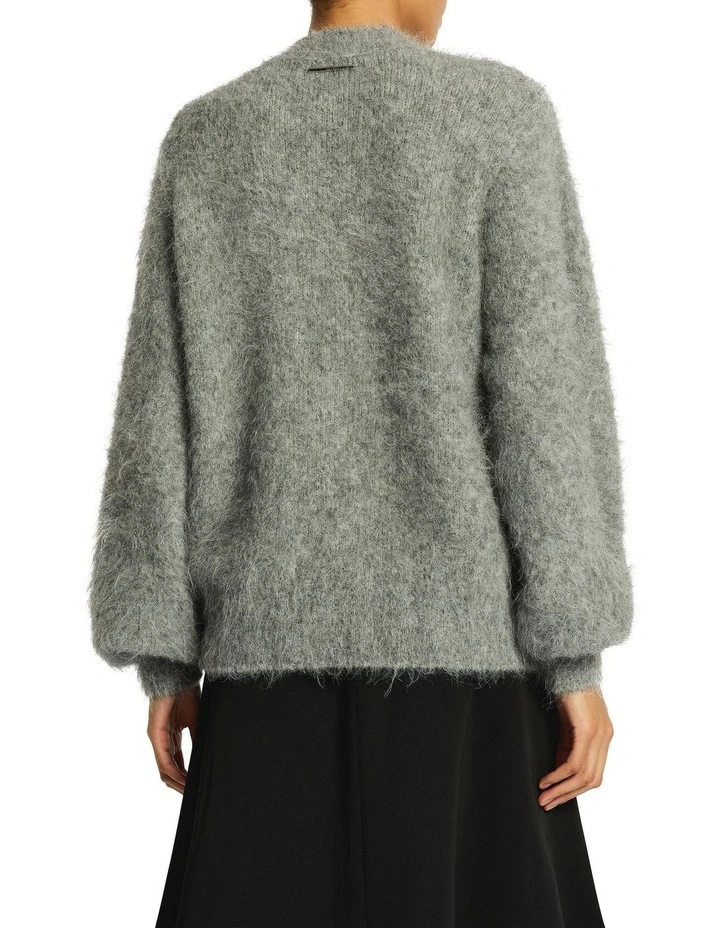 Secret Knit Jumper in Charcoal image 2