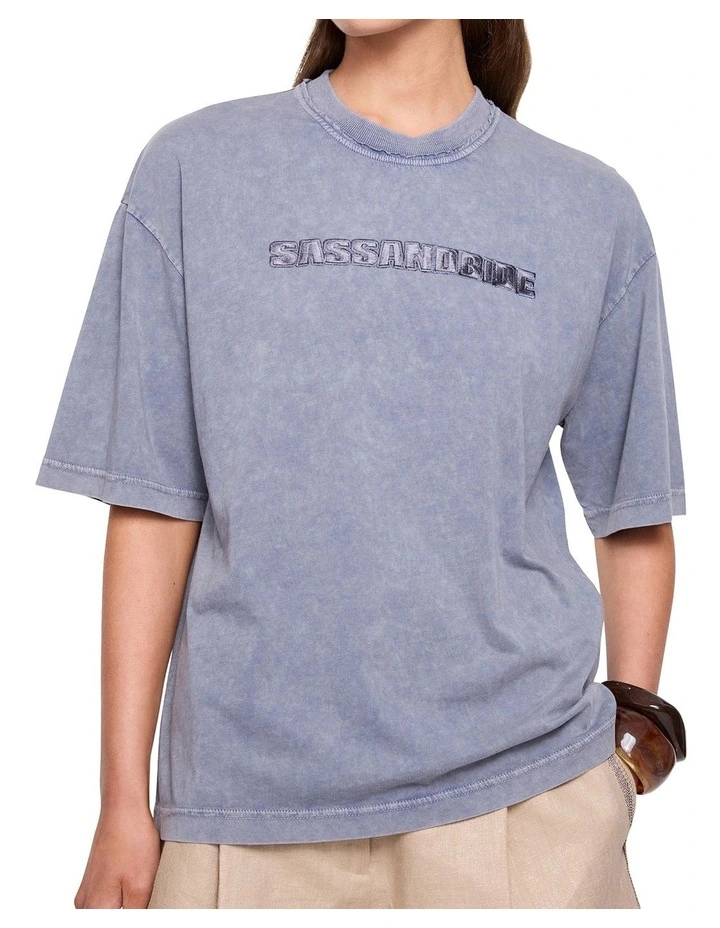 New Rue Tee in Indigo Steel image 1