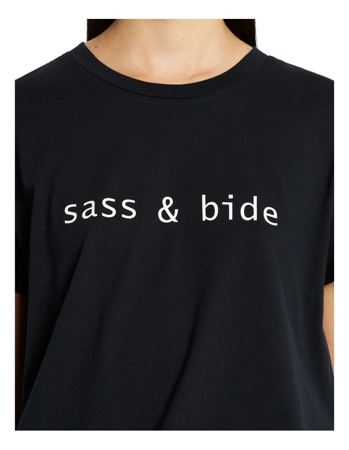 The Classics Tee in Black image 2