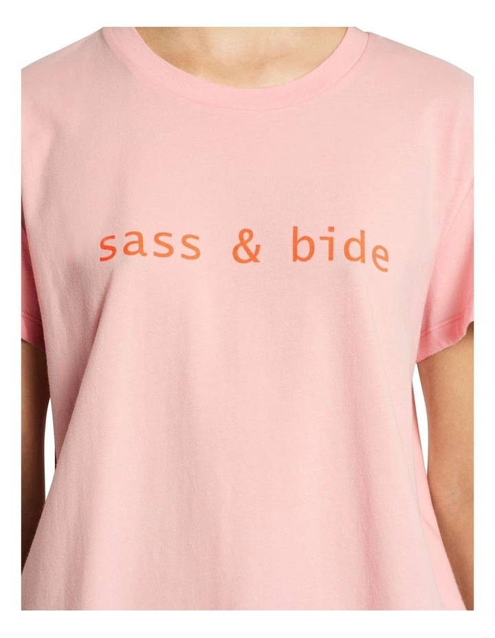 The Classics Tee in Pink image 2