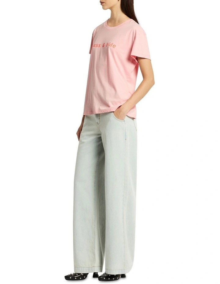 The Classics Tee in Pink image 3