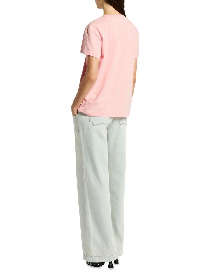 The Classics Tee in Pink image 4