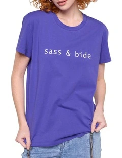 The Classics Tee in Purple Enzyme